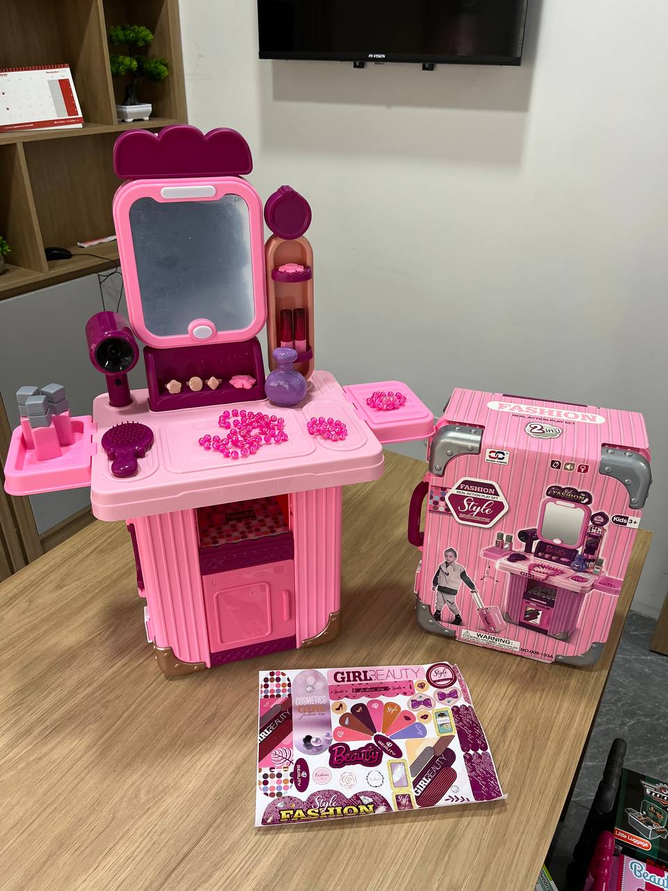 Maleta Set Belleza Con Tocador