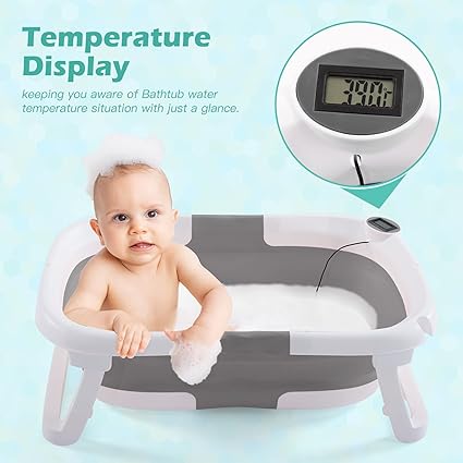 Bañera de Bebé Plegable con Termómetro - Vista 1