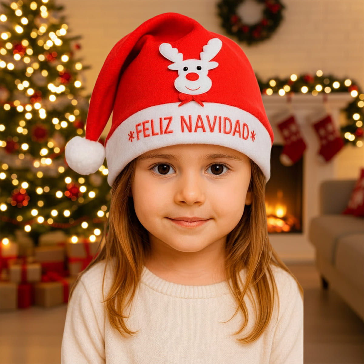 Gorro Navideño Feliz Navidad GNRP01 - Vista 1