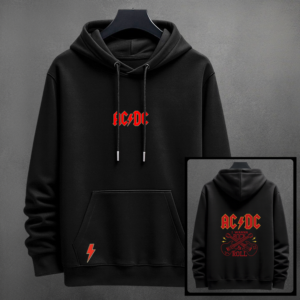 BUZO MUSICA AC DC ESTAMPADO - Vista 1