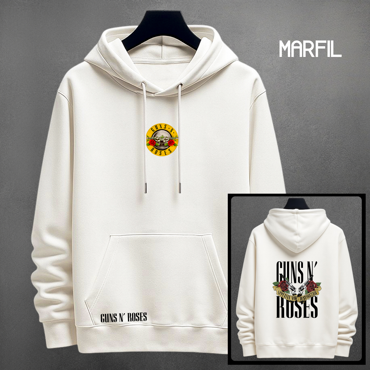 BUZO MUSICA GUNS N ROSES ESTAMPADO - Vista 1