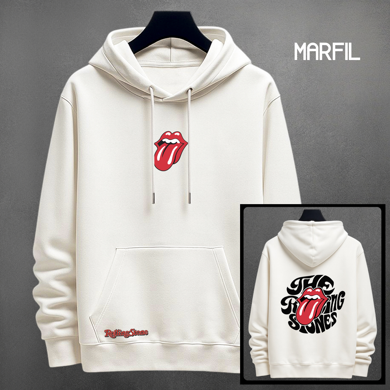 BUZO MUSICA ROLLINGS STONE ESTAMPADO - Vista 1