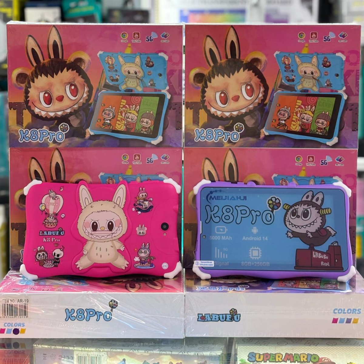 Tableta infantil Labubu
