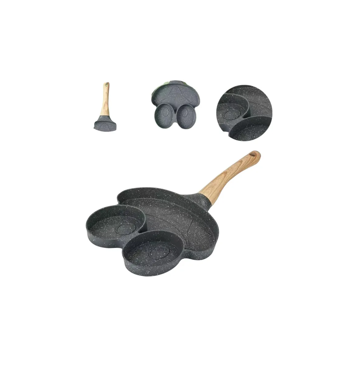 Sarten de figuras 3 puestos