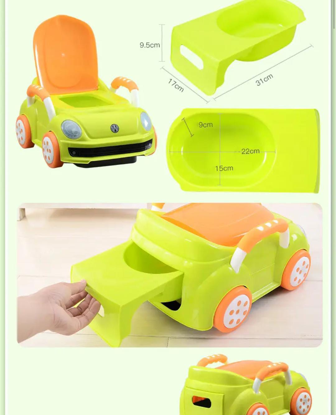 mica portátil para bebés forma de carro - Vista 1