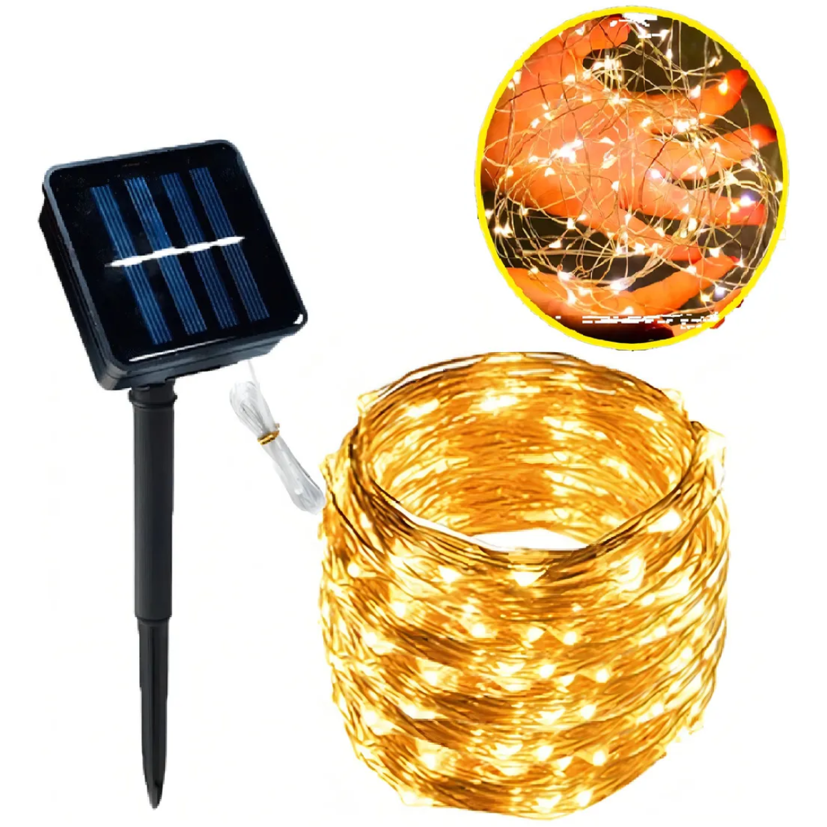 La luz LED Golden Fairy de 10 m