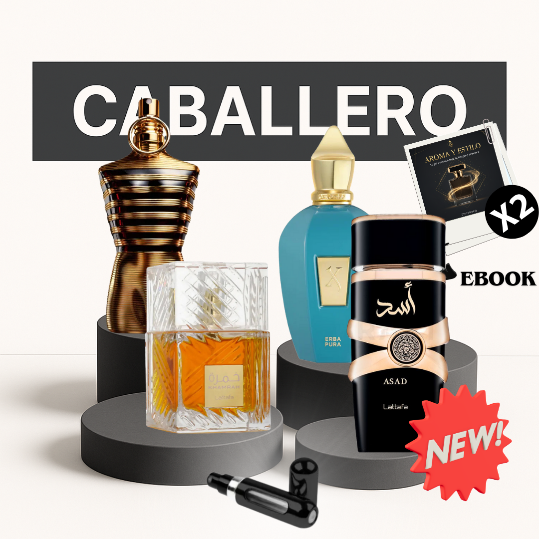 KIT 8 l x2Ebook+4 Perfumes+Perfumero