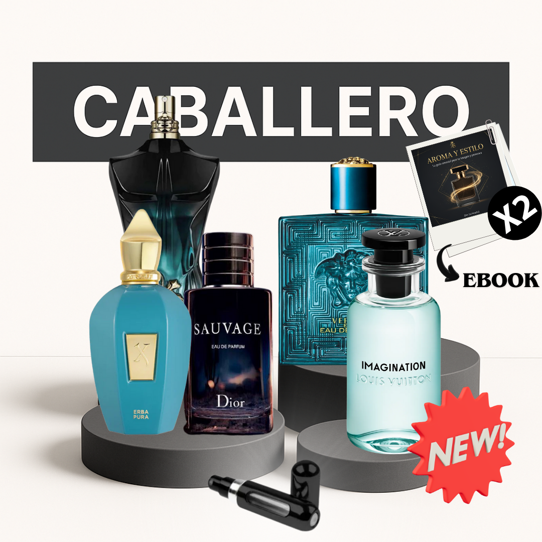 KIT 2 l x2Ebook+5 Perfumes+Perfumero