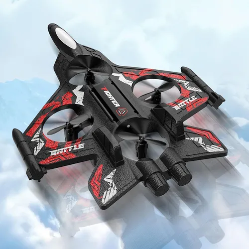 Avion Drone Nave combate dual giros rc