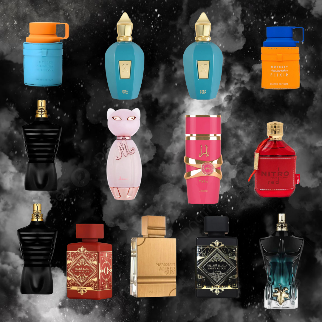 KIT 13 perfumes+10 perfumeros+3probador