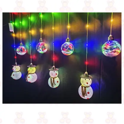 LUCES NAVIDEÑA MUÑECO DE NIEVE