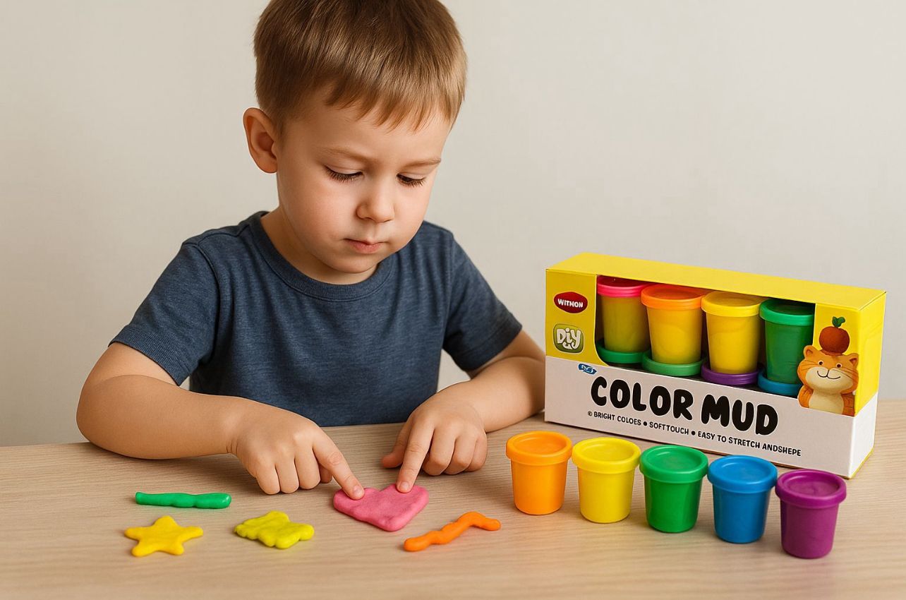 Set Juego De Plastilina Para Moldear 8Pc