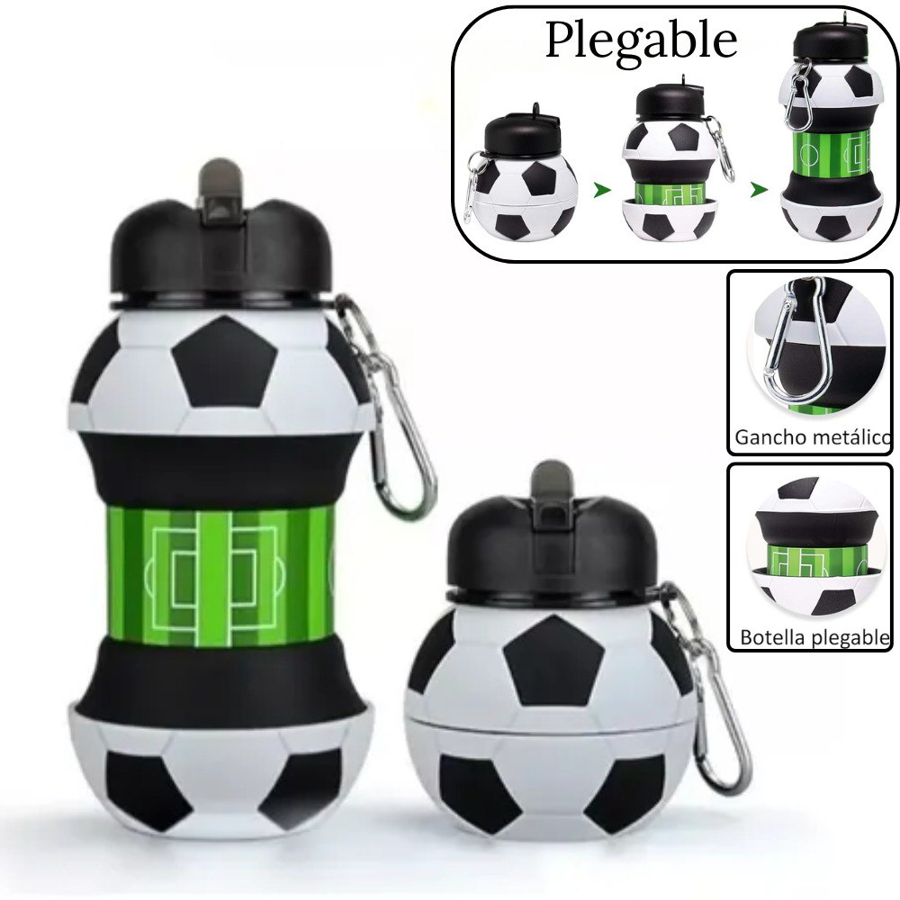 Botella Termo Balon Plegable De Silicona