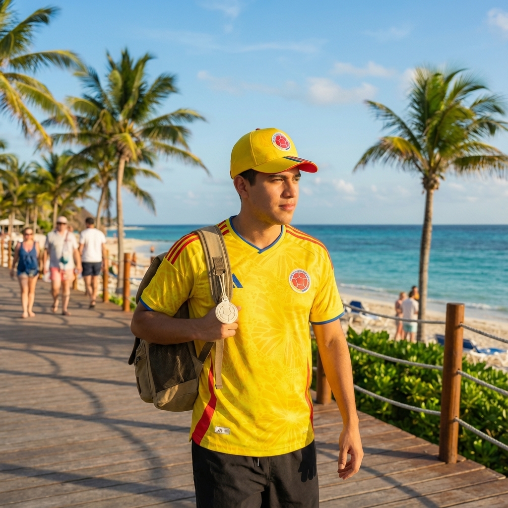 COMBO COLOMBIA + GORRA AMARILLA - Vista 1