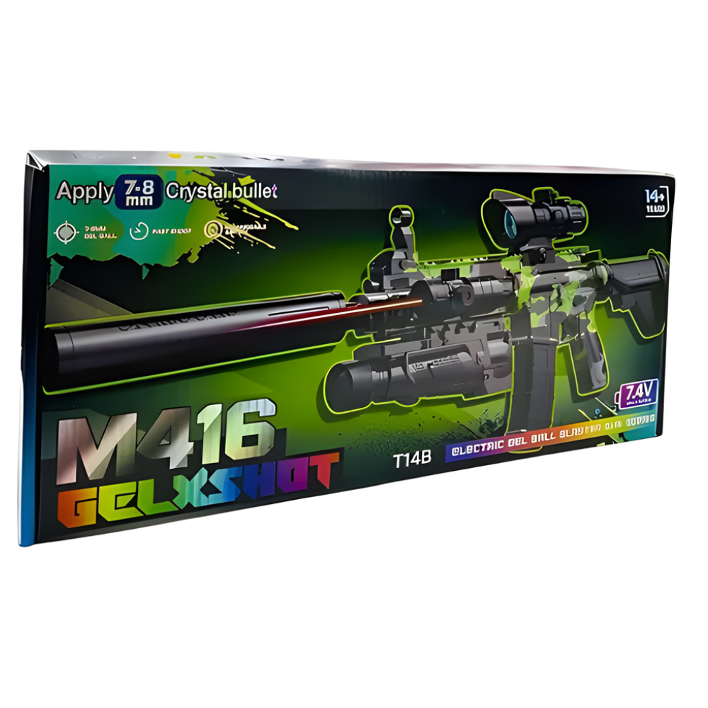 🔥 Rifle Juguete M416 Gelxshot Eléctrico - ¡Diversión Asegurada! 🎯 2