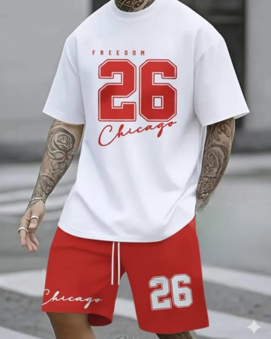 Camiseta + Pantalonetas OVERSIZE 2016428 - Vista 1