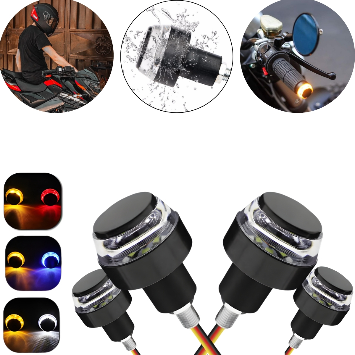 Pesa direccional led moto pague 1 lleve - Vista 1