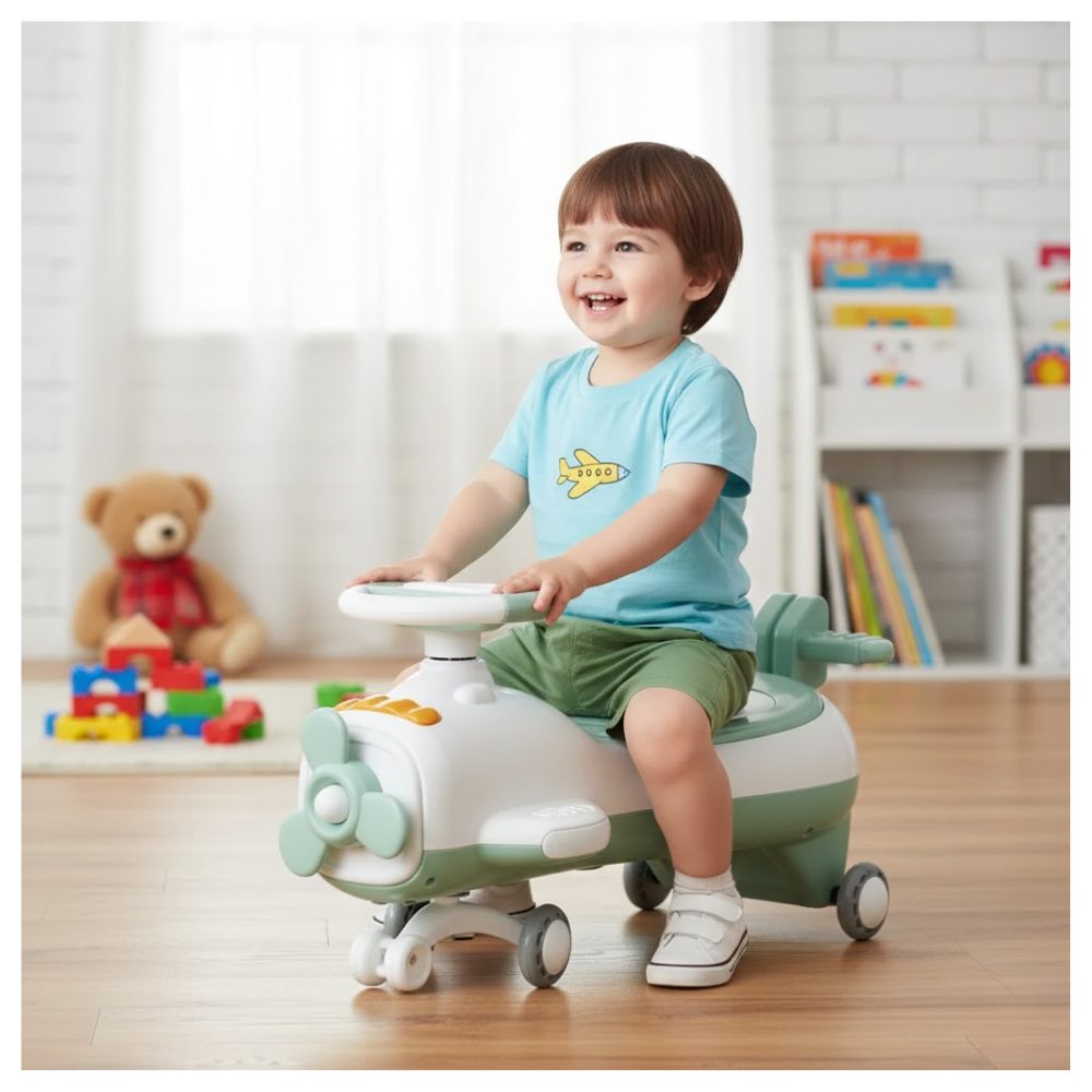 ¡Patineta Avión con Luz y Música! 🚀🎶 - Diversión Asegurada para tus Pequeños 2