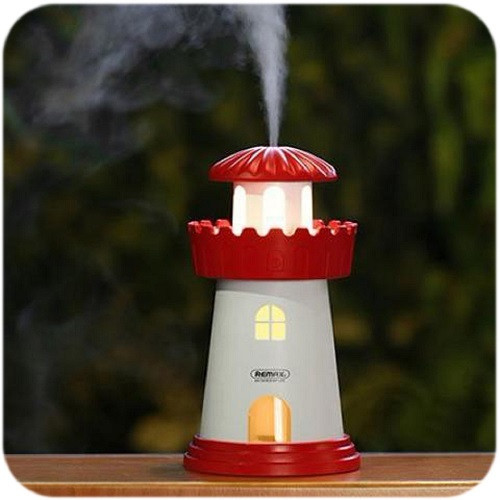 Difusor Aroma Faro Ambientador Luz Led