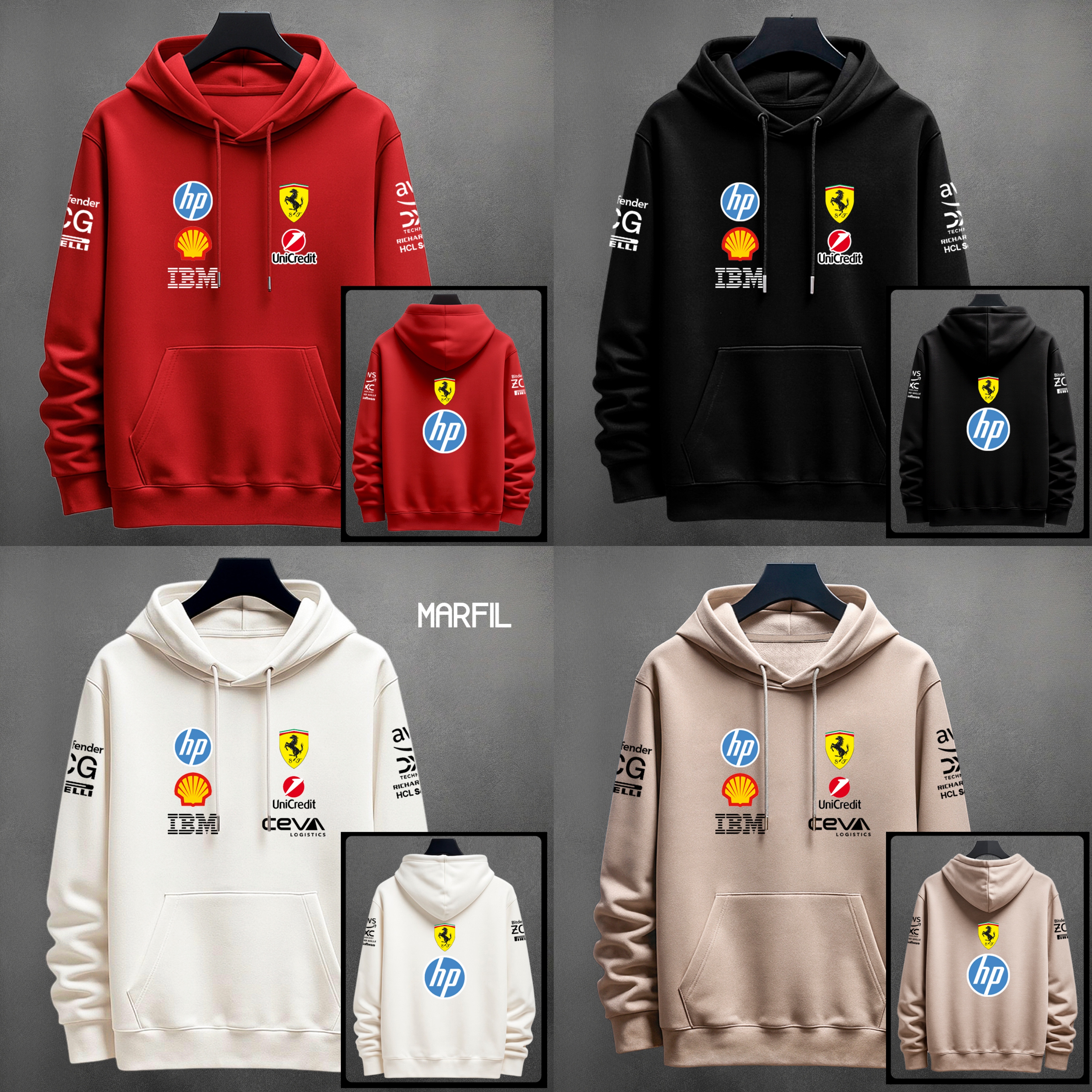 BUZO F1 FERRARI ESTAMPADO - Vista 1