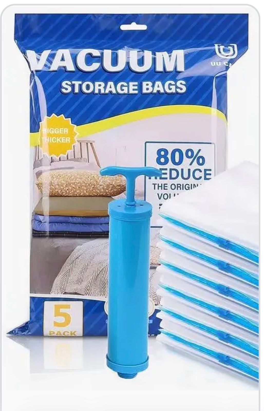 KIT 5 BOLSAS Y BOMBA EMPAQUE AL VACIO