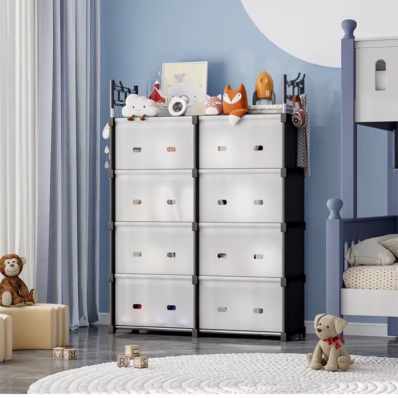 Zapatero 8 Cajones Con Tapa