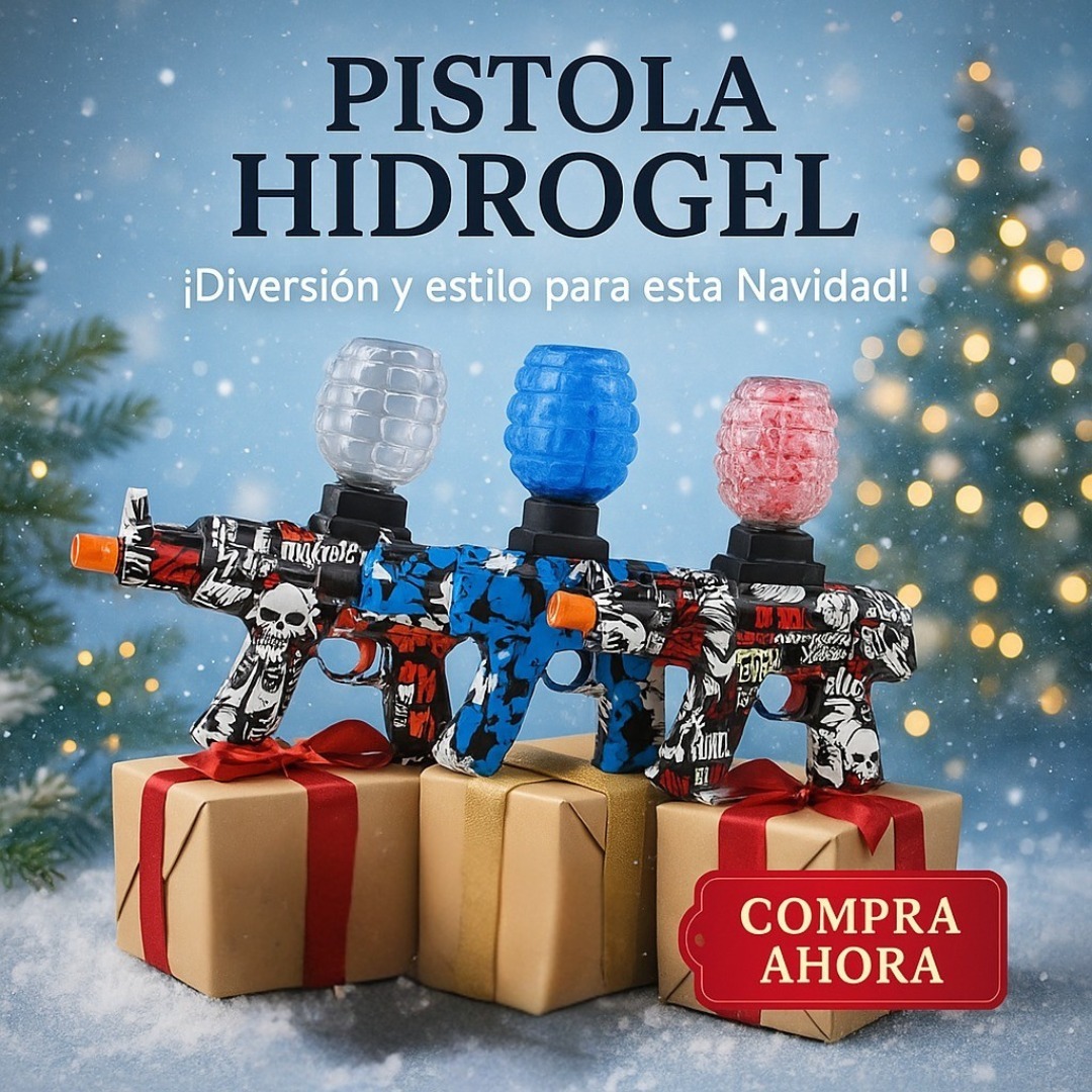 Pistola de Hidrogel para Niños NAVIDAD