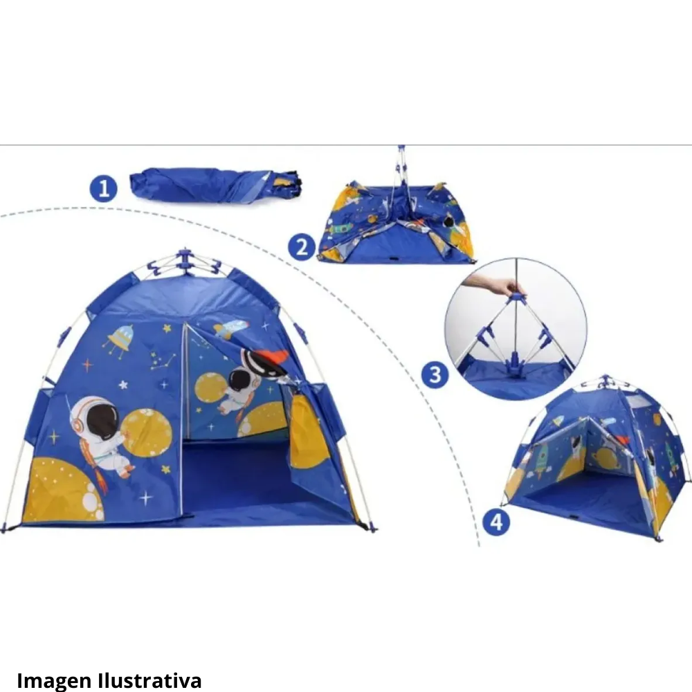 🌈 Carpa Automática Infantil Plegable - Diversión al Instante 3