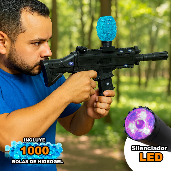 Rifle de Hidrogel MP5 Silenciador 115-2