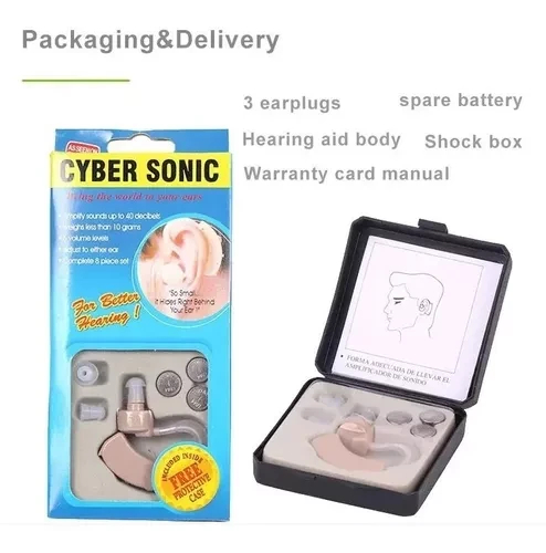 Miniatura 4 de Audífono Con Pilas Para Sordera Mejora A