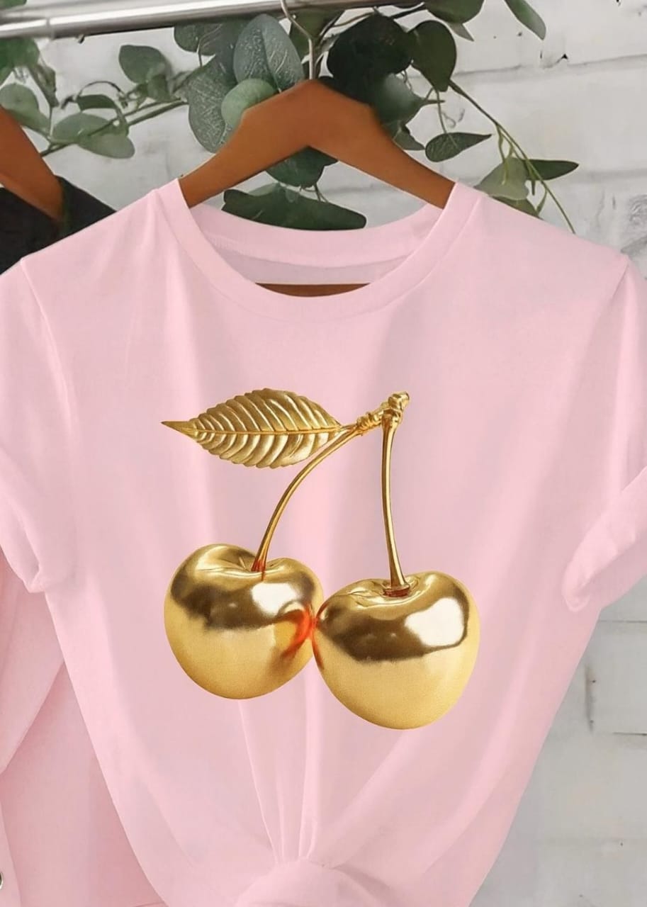 Camiseta básica estampada Dama - Vista 1