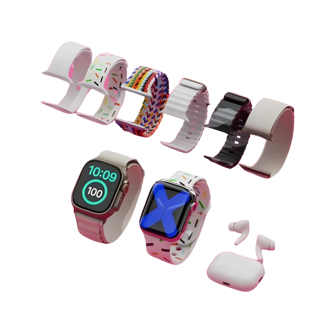 Combo Tecnologico 2 Relojes Audifonos