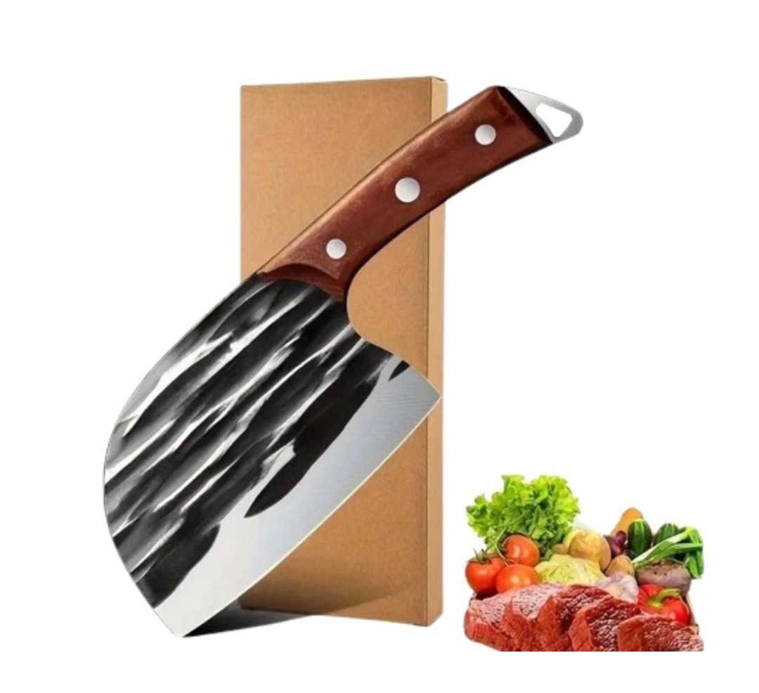 Cuchillo Profesional Hacha En Acero Inox