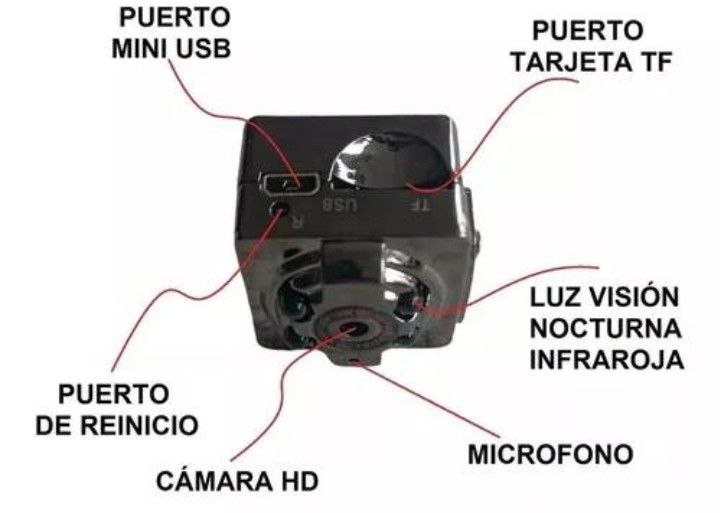 Mini Dv Camara Espía Sq8 Full Hd Microfo