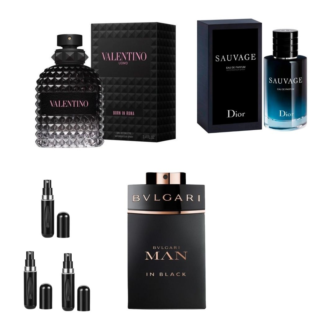 BORNROMA+SAUVAGE+MANINBLACK+3PERFUMEROS