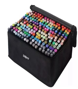 Set Marcadores Doble Punta X 168 pc