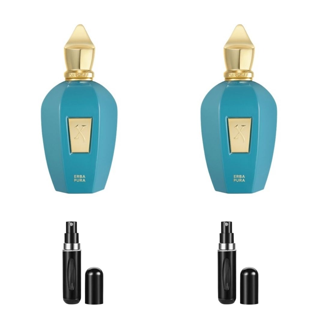 2 UNID ERBA PURA EN CAJA + 2 PERFUMEROS