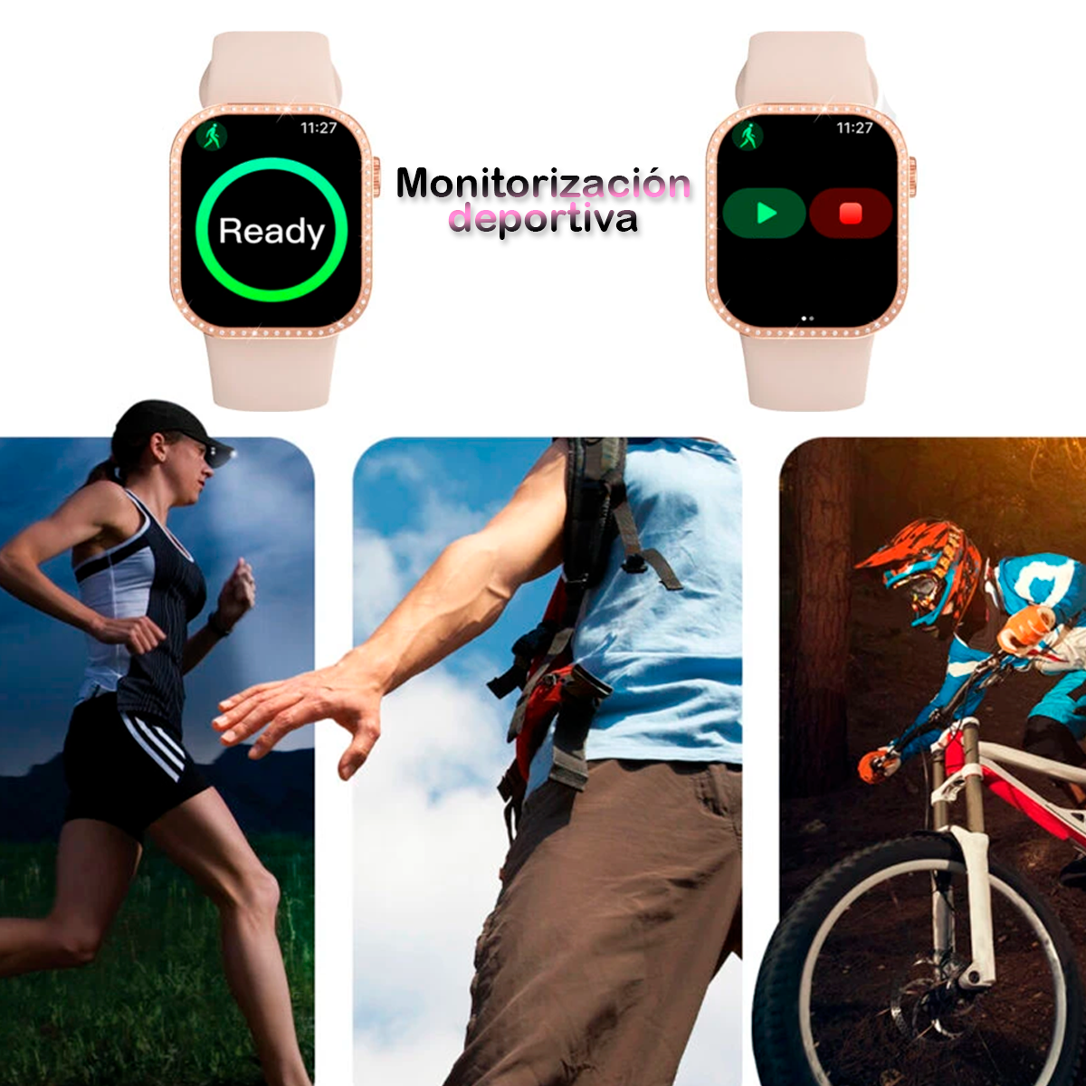 Set Relojes De Lujo 2 En 1 Zw10