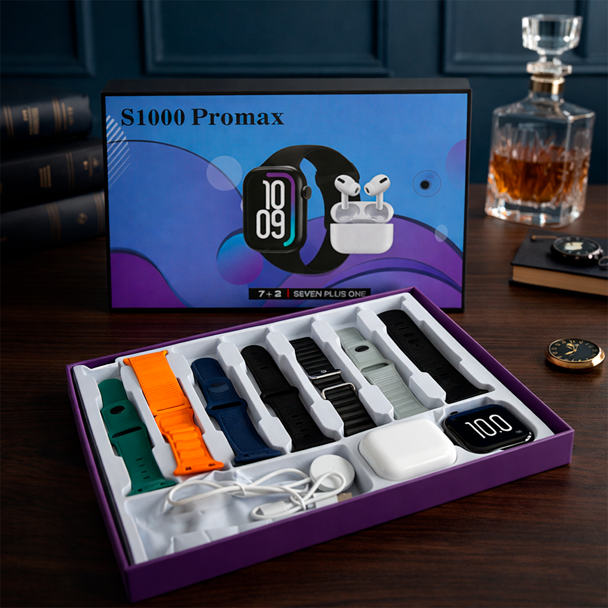 Reloj Smartwatch Audífonos+Manilla S1000 - Vista 1