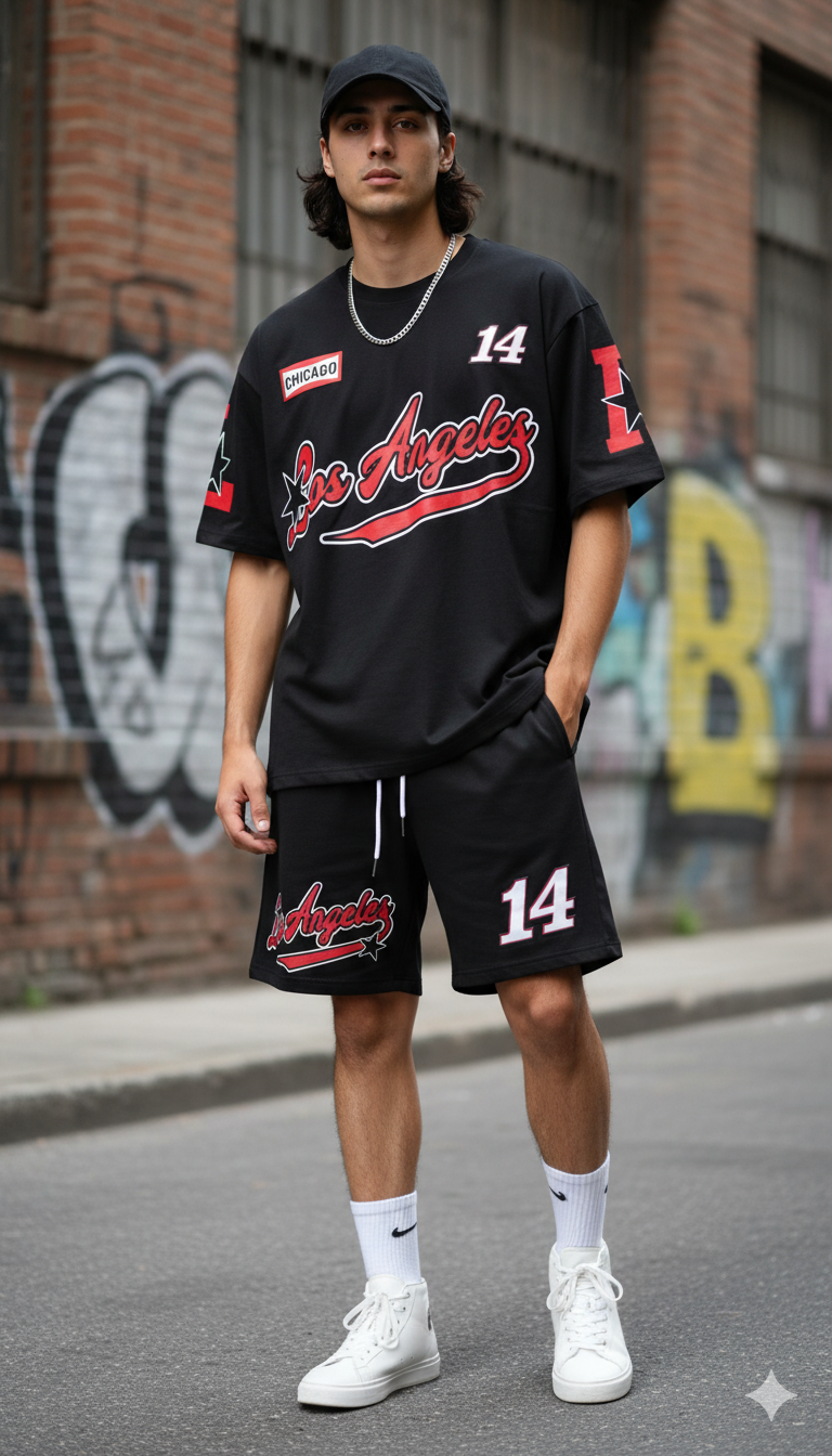 Camisa + Pantaloneta OVERSIZE - 2026509 - Vista 1