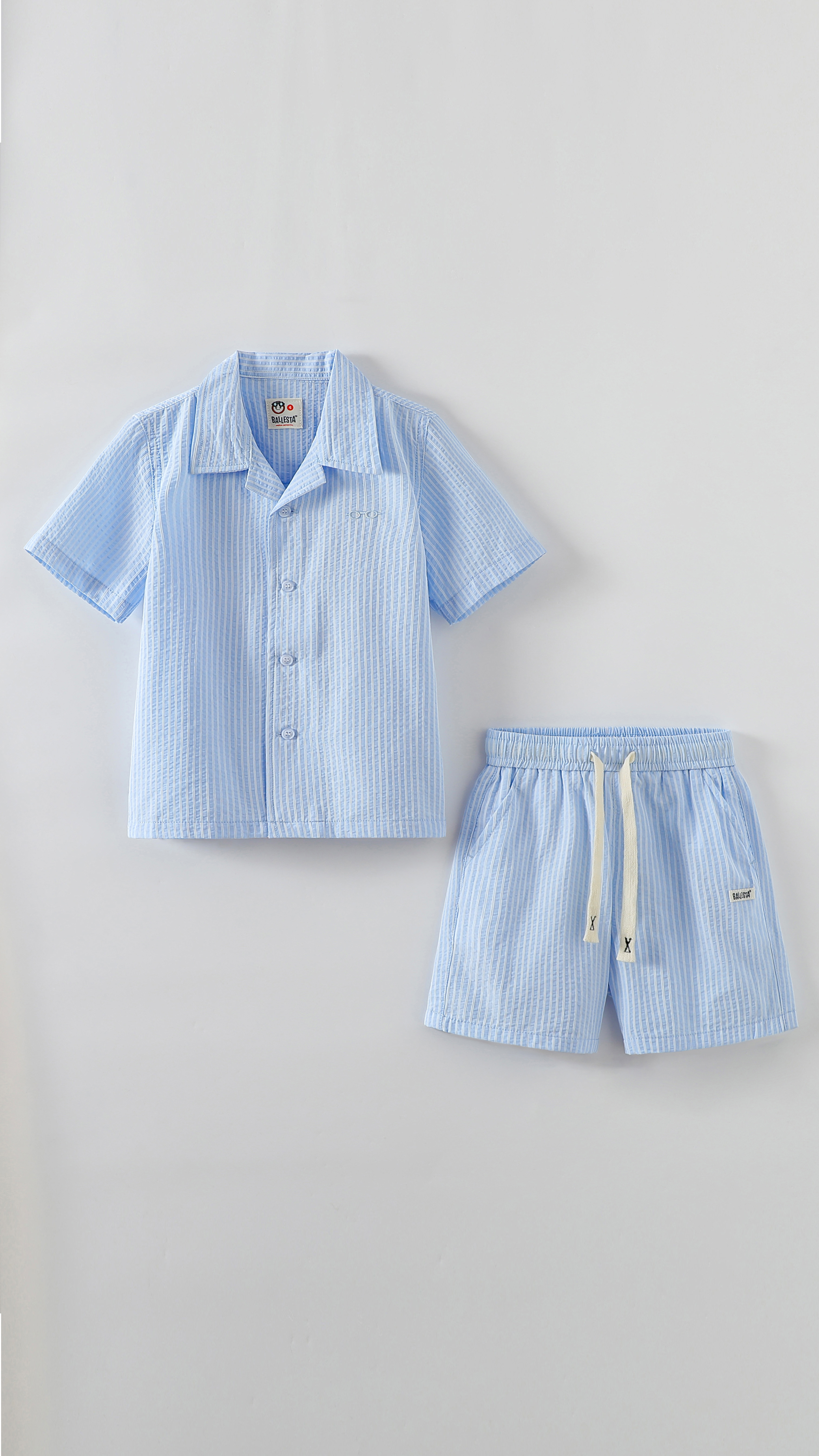 CONJUNTO TIPO LINO LINEAS (AZUL) - Vista 1