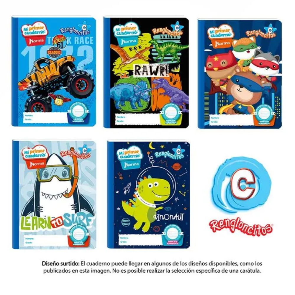 Cuaderno Norma Cosido 100 Hoj Preescolar - Vista 1