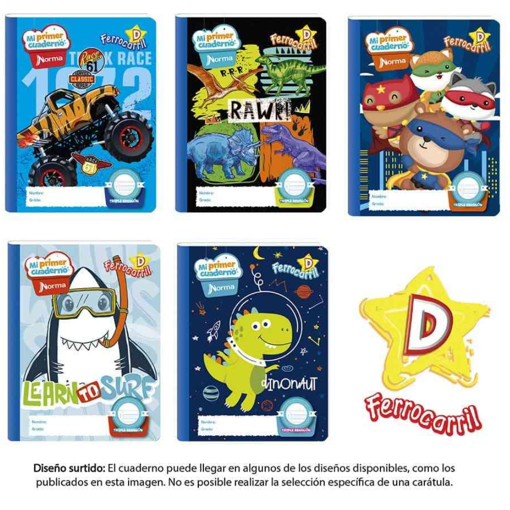 Cuaderno Norma Cosido 100 Hojas Preescol - Vista 1