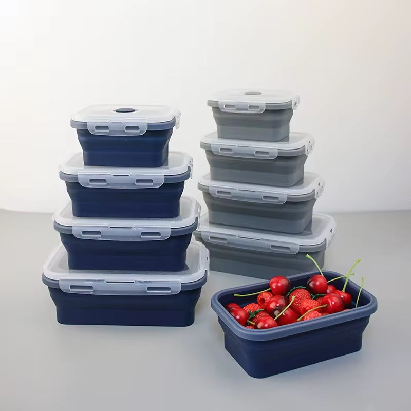 Set de Recipientes Plegables X4 Pcs