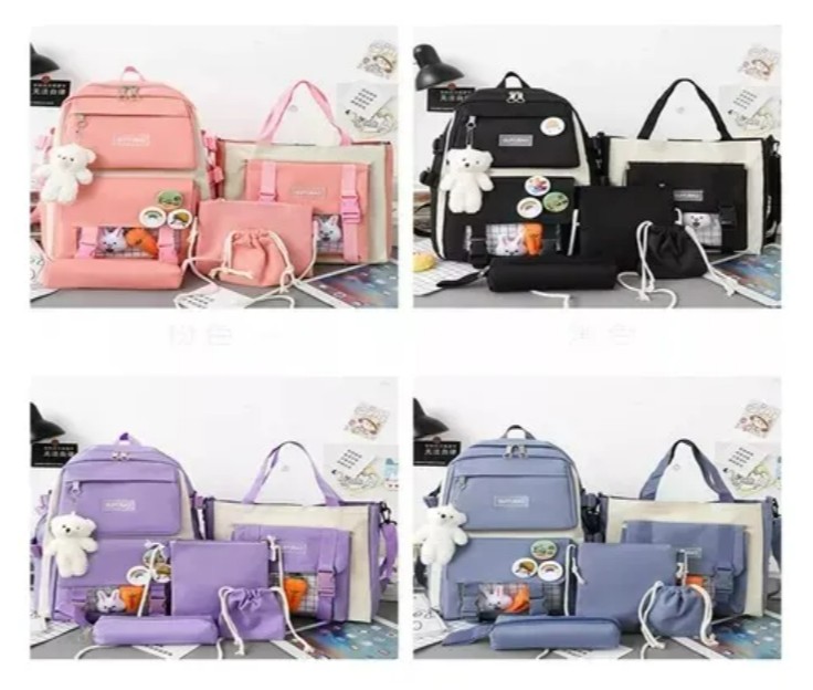 MORRAL MULTIFUNCIONAL 5 PIEZAS OSO PLCHE - Vista 1