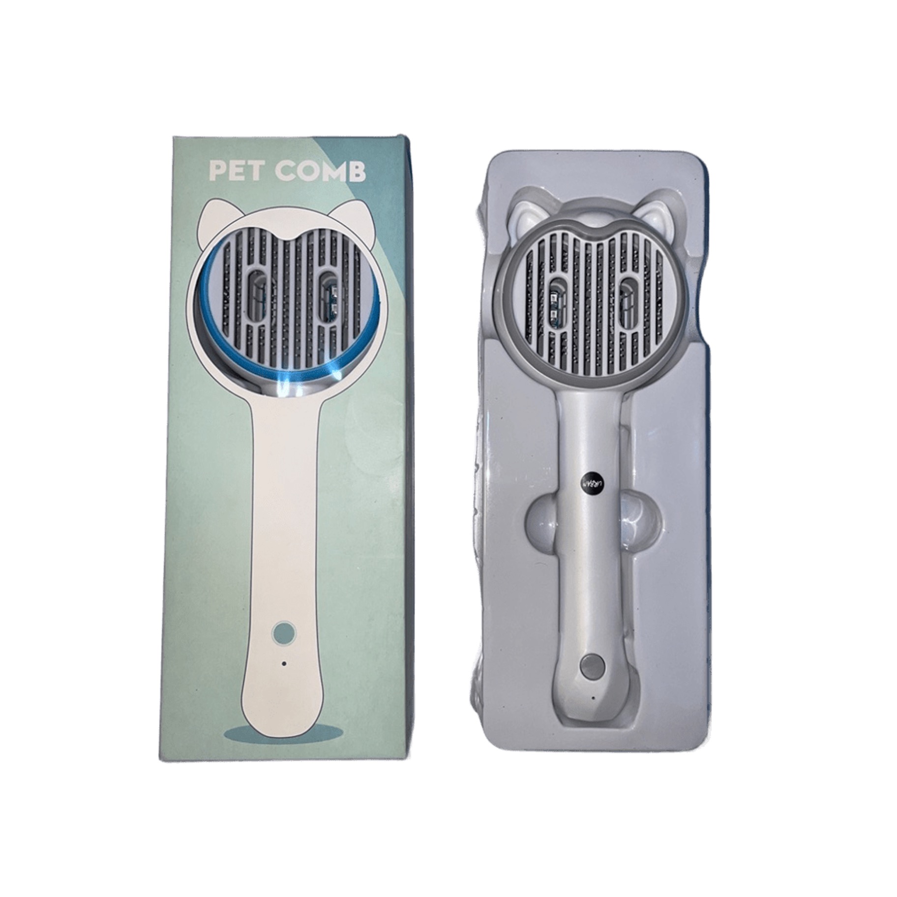 Cepillo para mascota con Luz UV