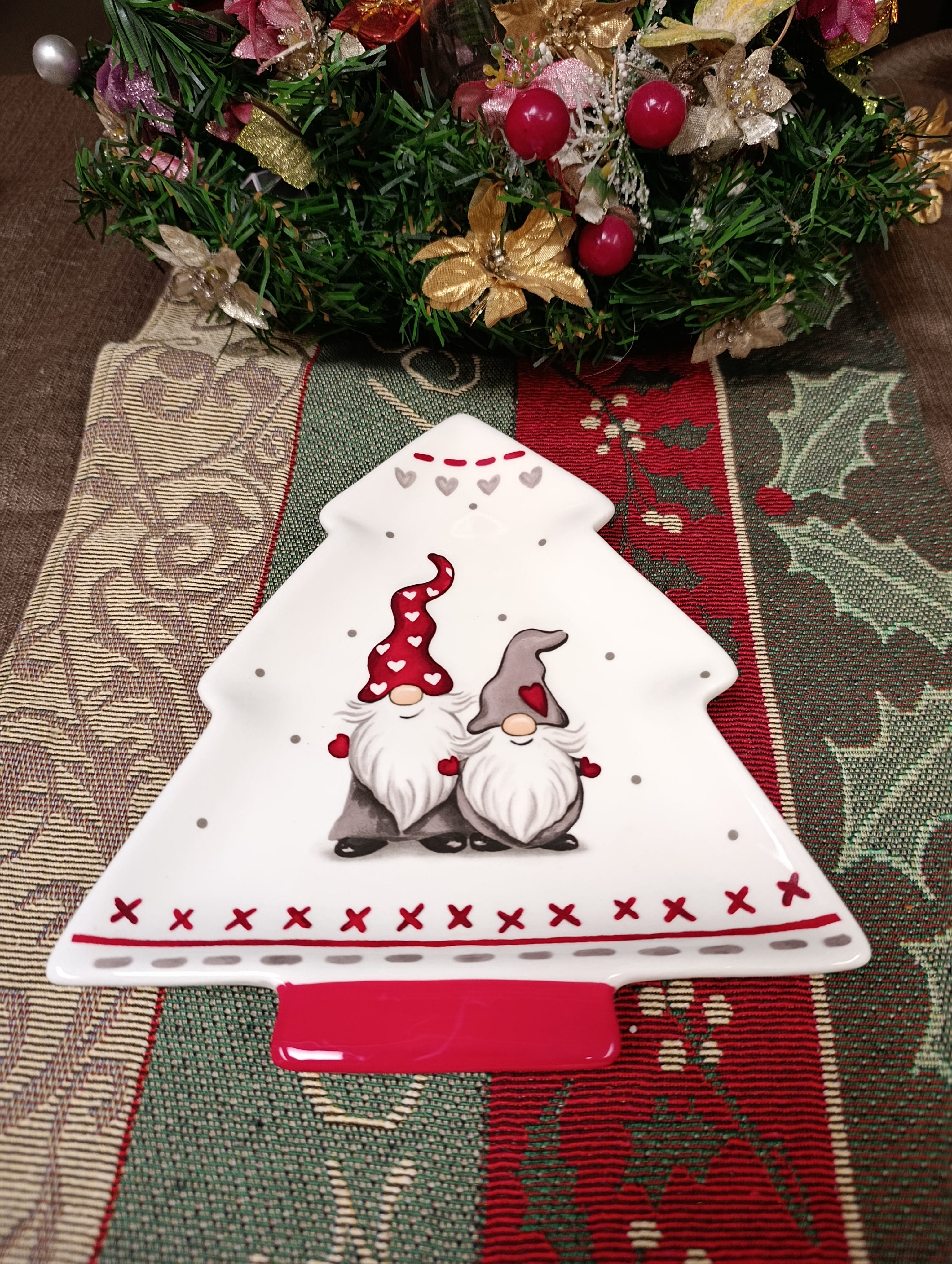 Bandejas navideñas en ceramica - Vista 1