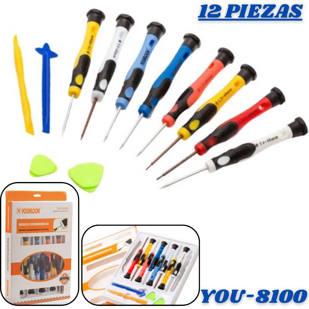 Kit De Destornilladores  12 YOU-8100
