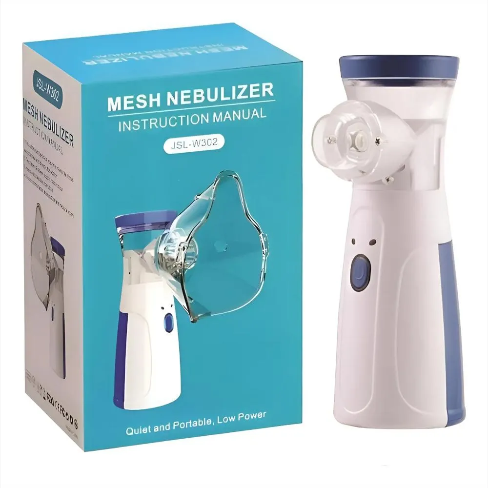 NEBULIZADOR CONECTADO, Y CON PILAS