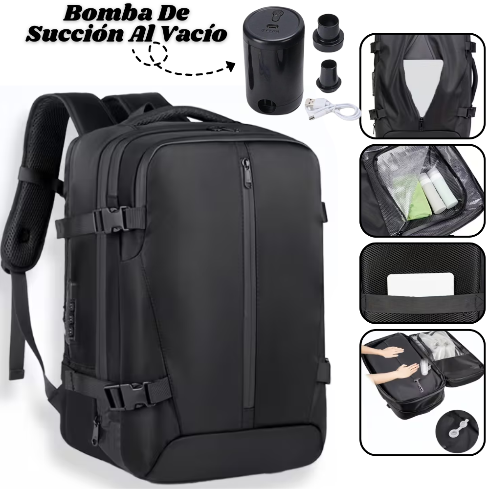 Bolso Mochila Maleta de Viaje Expandible